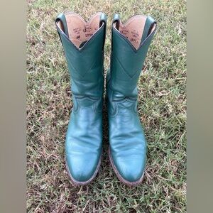 Justin Roper Vintage Leather Boots size 6 1/2B